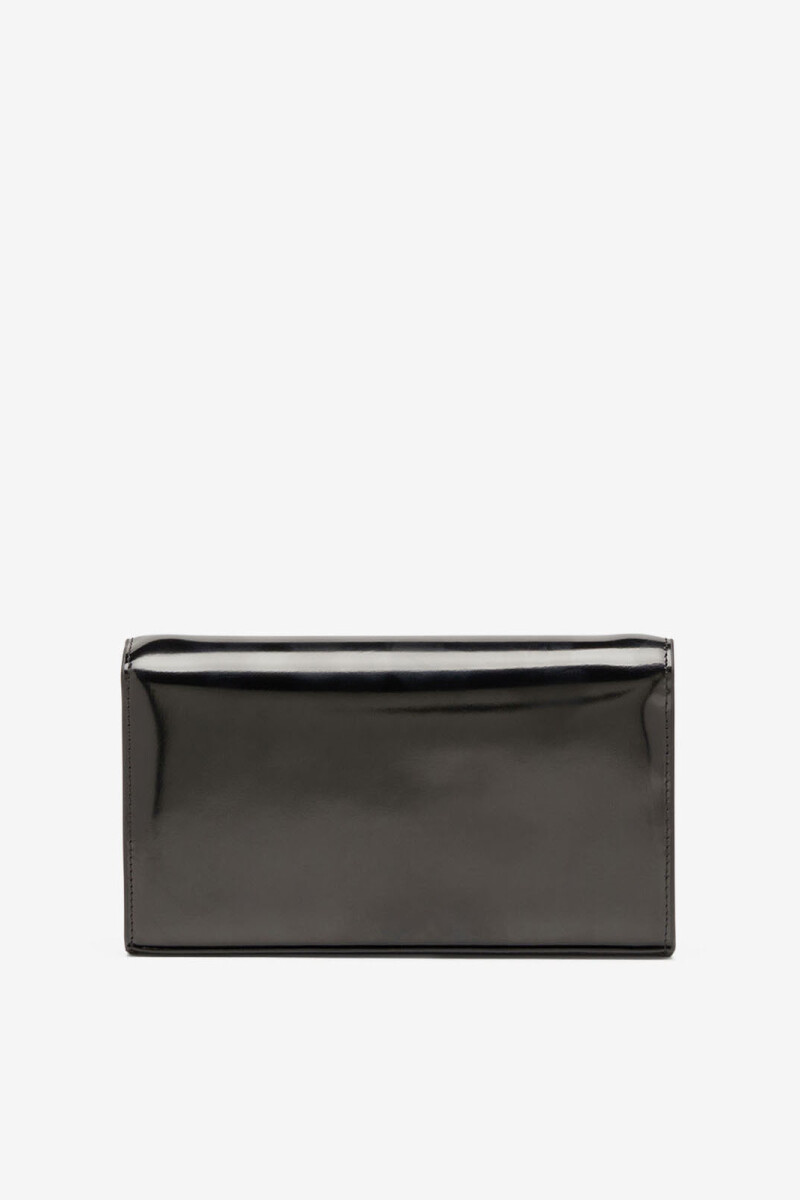 BILLETERA / MINIBOLSO 1DR CUER Negro