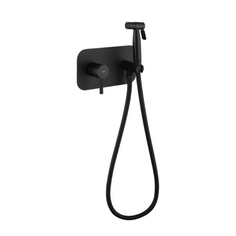 Ducha Higienica De Empotrar Monocomando Negro Mate NEGRO