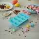 Molde de Silicona para Huevos de Chocolate Pequeños Celeste