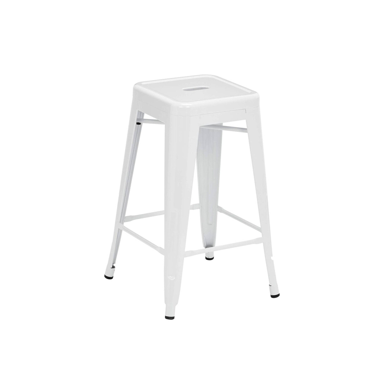 Taburete Metálico Tolix Blanco 