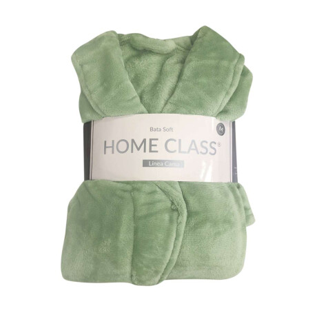 Bata de Cama Microfibra Home Class Talle P al XG Verde