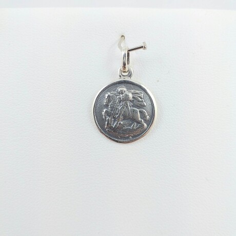 Medalla de plata 925, San Jorge. Medalla de plata 925, San Jorge.