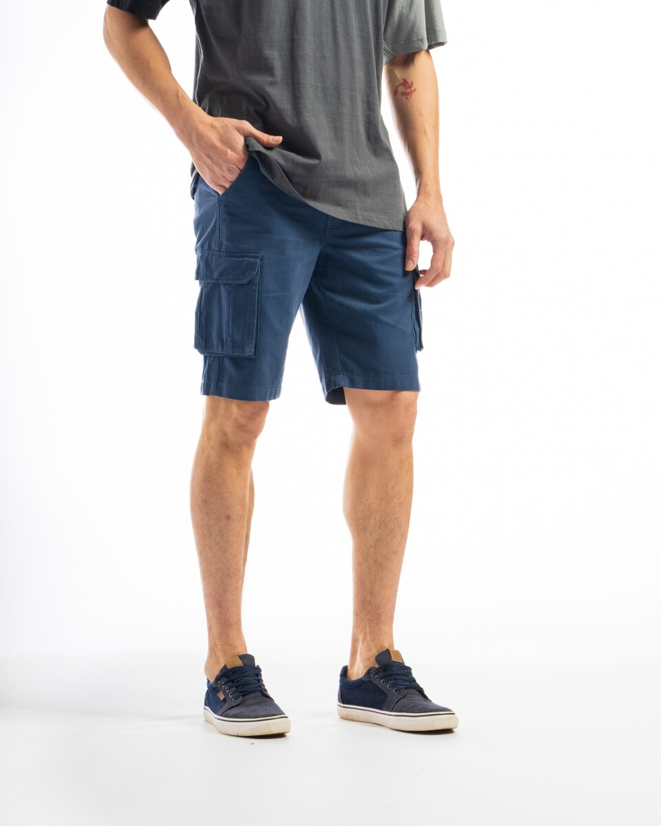 Bermuda Cargo de Algodón Miami - Jean 