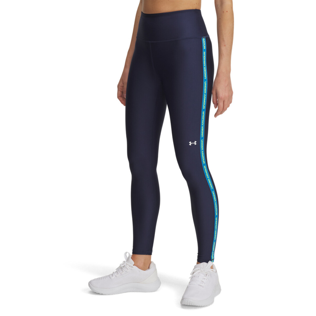 UA Tech WM Tape Legging-BLU - BLU-403 