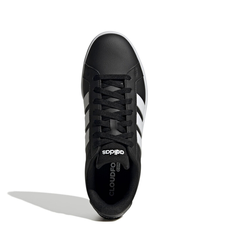 Championes de Hombre Adidas Grand Court Base 3.0 Negro - Blanco