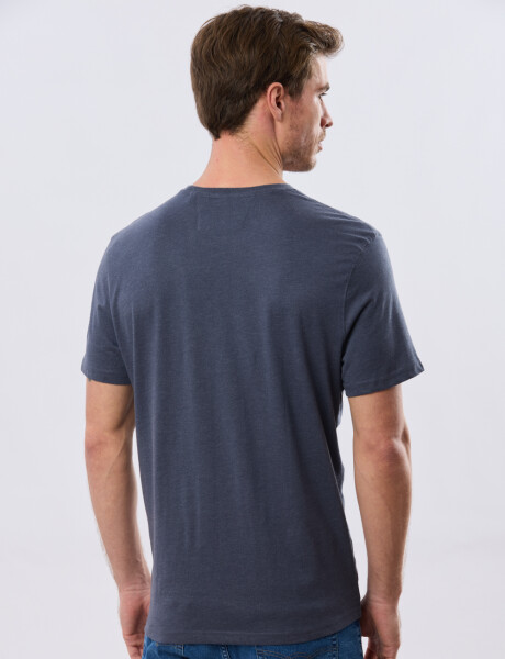 REMERA ESTAMPADA DE ALGODÓN Denim