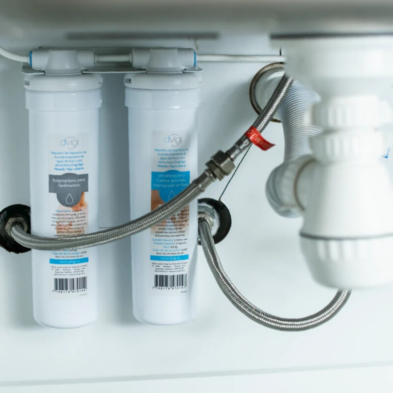 Purificador de agua Dvigi Ultrafiltración bajo mesada Purificador de agua Dvigi Ultrafiltración bajo mesada