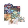 Libro para colorear con stickers Dinosaurios Dino World Libro para colorear con stickers Dinosaurios Dino World