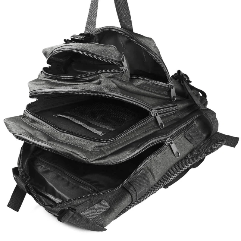 Bolso Mochila de Camping Táctica Negra