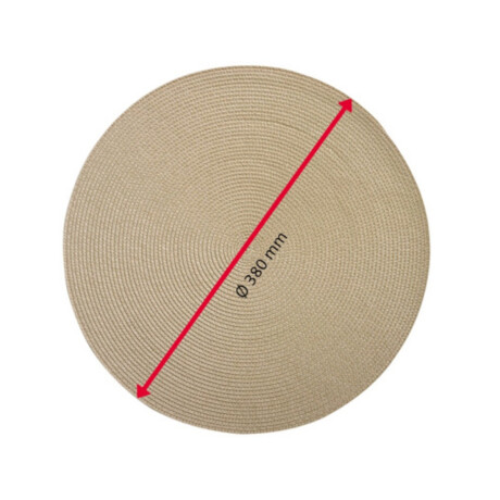 Individual de Mesa Marfil Redondo 38 cm Westmark Individual de Mesa Marfil Redondo 38 cm Westmark