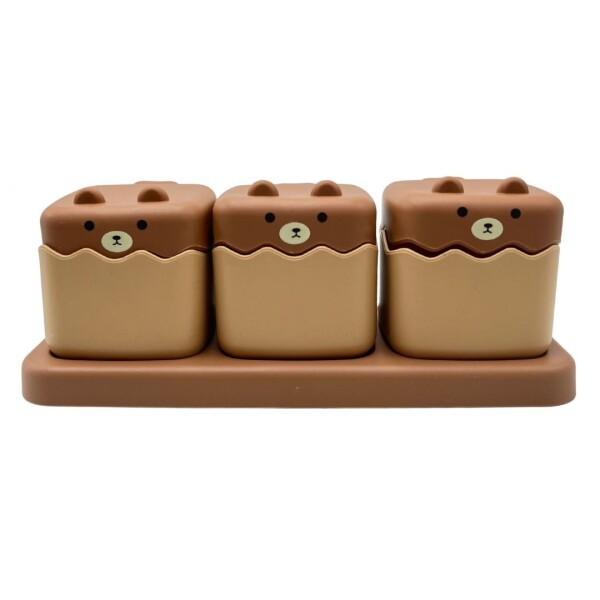 CONDIMENTERO CON FORMA DE OSO SET x3 CONDIMENTERO CON FORMA DE OSO SET x3