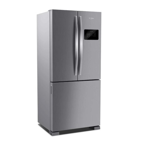 HELADERA WHIRLPOOL FRIO SECO FRIO-SECO GRIS FRENCH DOOR XPERT INVERTER WRO85AKDWX