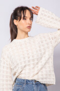 SWEATER CLAVIA Crudo