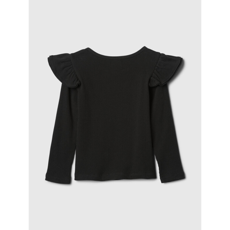 V-JPN LS RFL RIB T BLACK