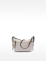 Bolso Bandolera Con Bolsillo Exterior blanco