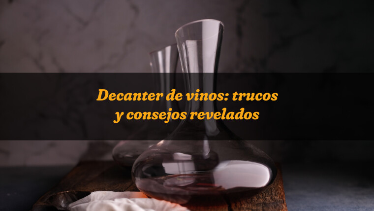 Decanter de vinos: trucos y consejos revelados