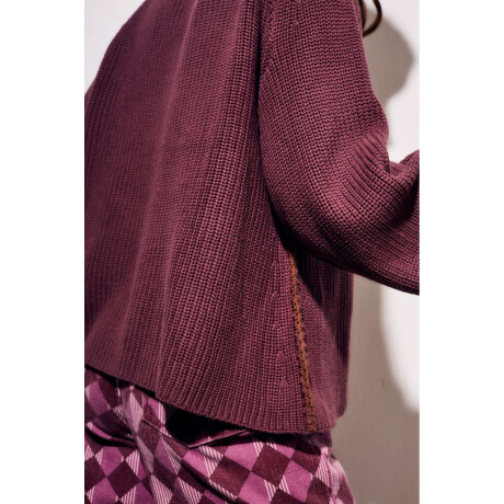 Sweater Borgoña