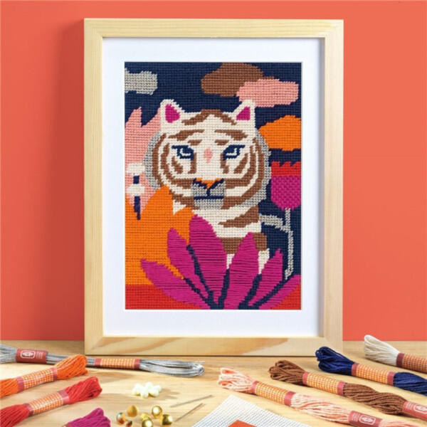 Atelier 64 - Kit de bordado tigre Única