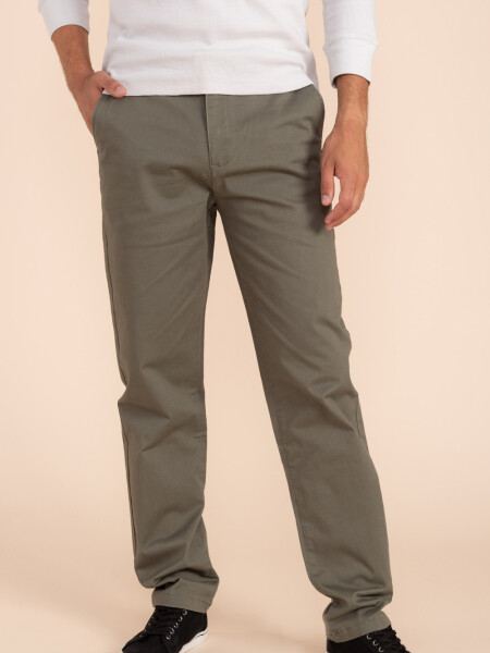 Pantalón chino Verde