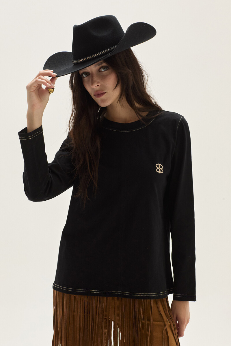 Remera Marigold Negro
