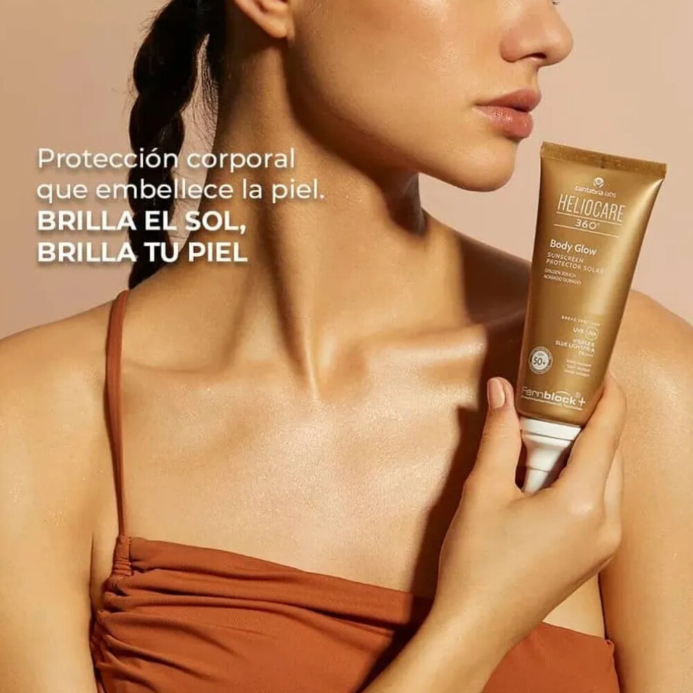 HELIOCARE 360° BODY GLOW SOF 50+ 100ML única