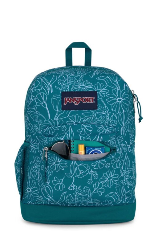 MOCHILA CROSS TOWN PLUS DELIGHTFUL DAISIES GREEN
