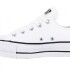 Championes Unisex Converse Plataforma Chuck Taylor Lift Blanco - Negro