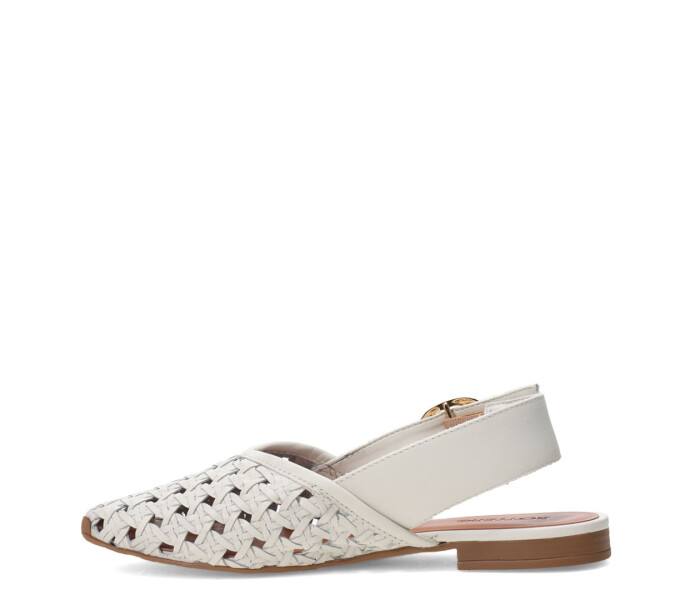 Zapatos de Mujer Bottero Tira Trasera Marfil
