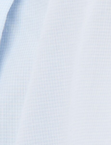 CAMISA CUADROS ALGODÓN Celeste