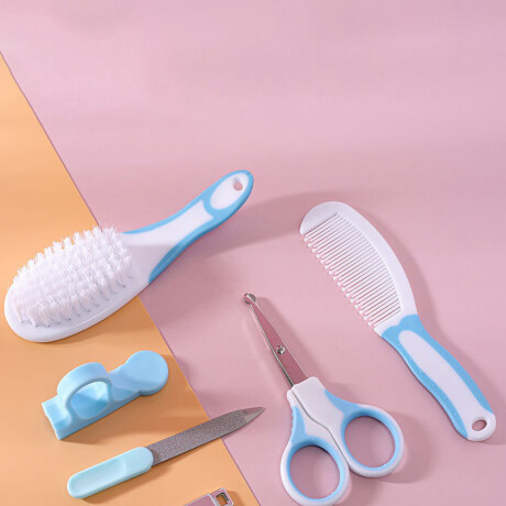 Set De Cuidados Básico Para Bebé Azul