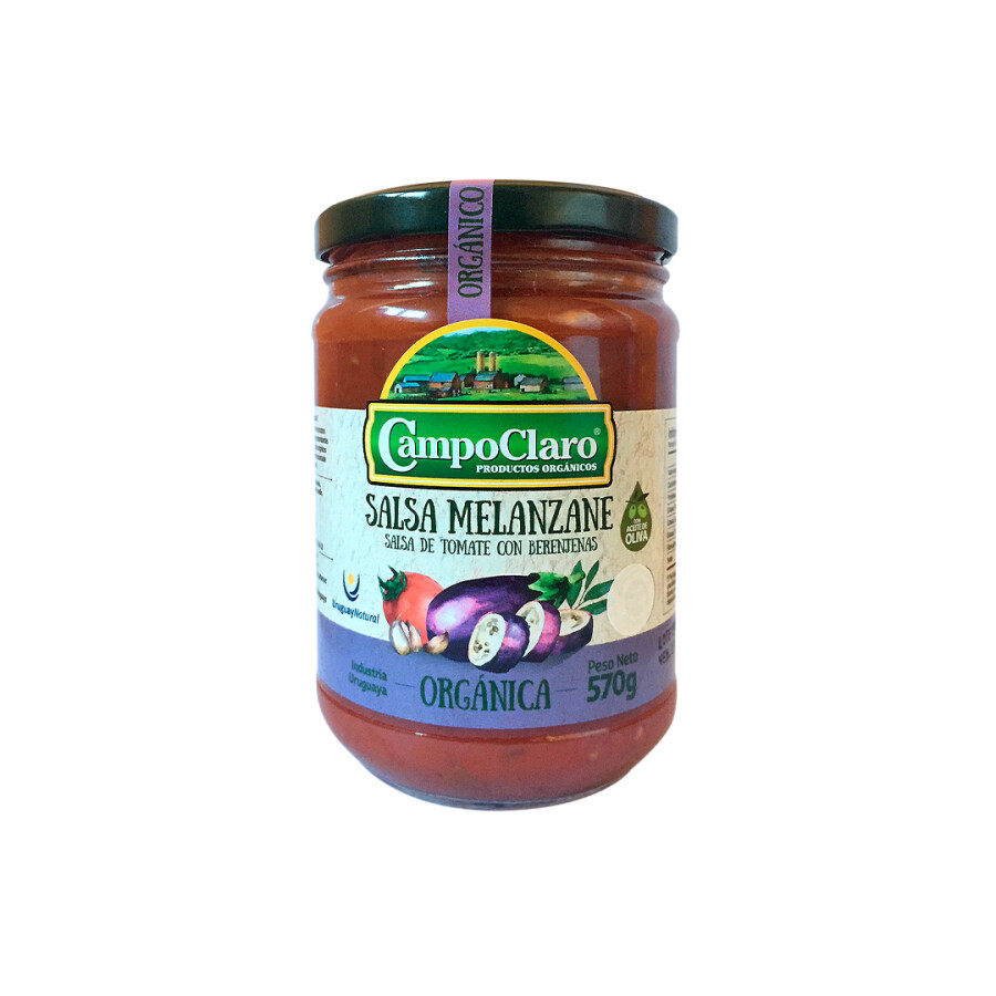 Salsa Melanzane Organica Campo Claro 570g Salsa Melanzane Organica Campo Claro 570g