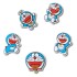 Jibbitz Doraemon 5 Pack Multicolor