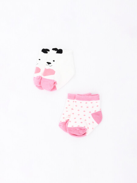 MEDIAS DE BEBE PACK X2 ESTAMPADO 1