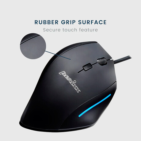 Mouse Diestro Ergonómico Usb Perixx 508 001