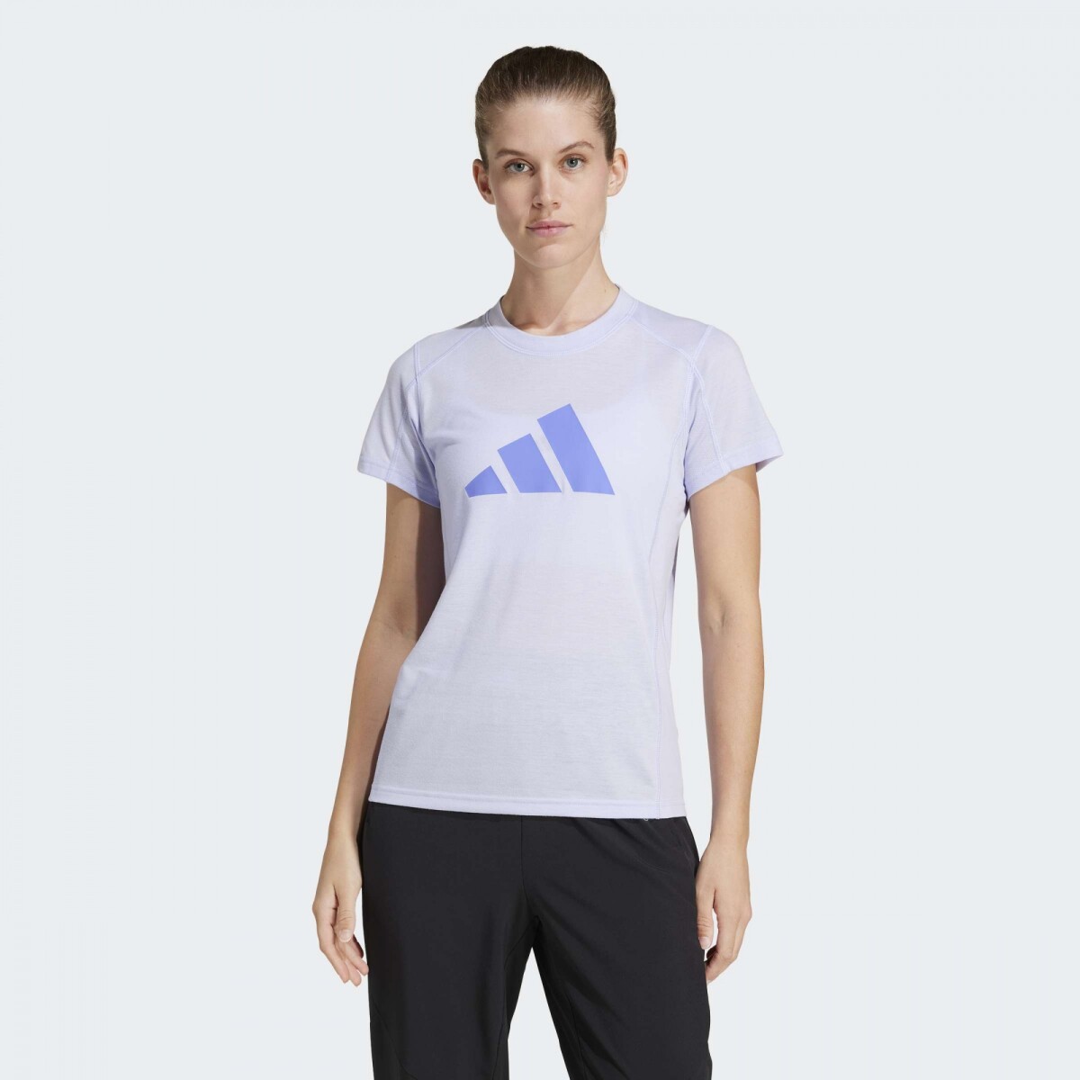 Remera Adidas Train Essentials Big Performance Logo - Violeta 