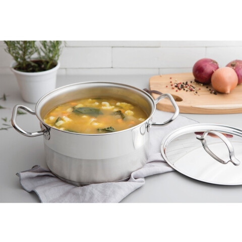 Cacerola alta con asas y tapa modelo PROFESSIONAL, 1,7 Lts.-TRAMONTINA TF1752