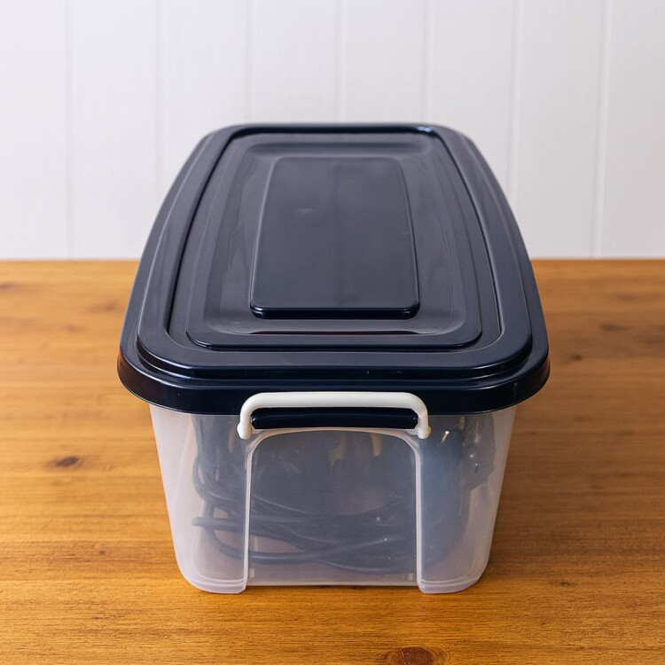 CAJA ORGANIZADORA MULTIUSO APILABLE 30 LITROS CAJA ORGANIZADORA MULTIUSO APILABLE 30 LITROS