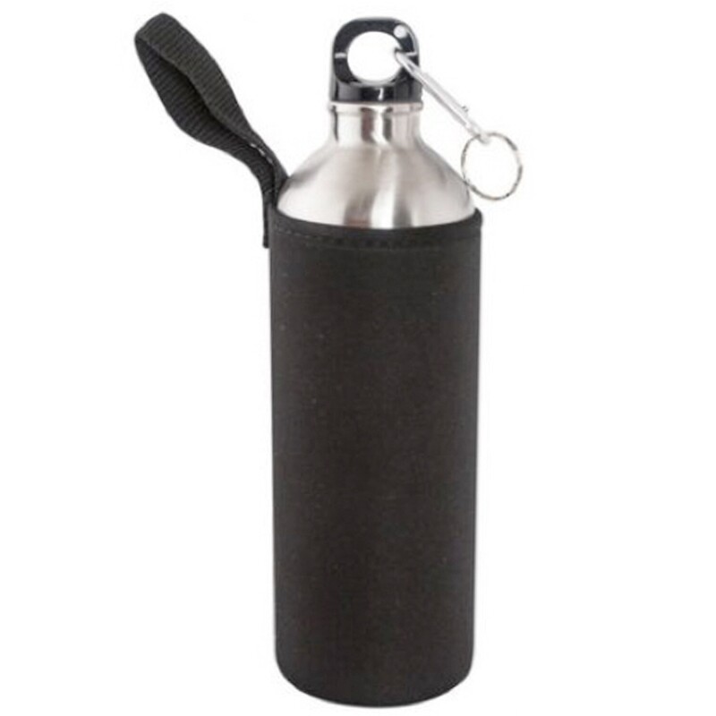 Botella de Aluminio 750ml con estuche Arye Negro