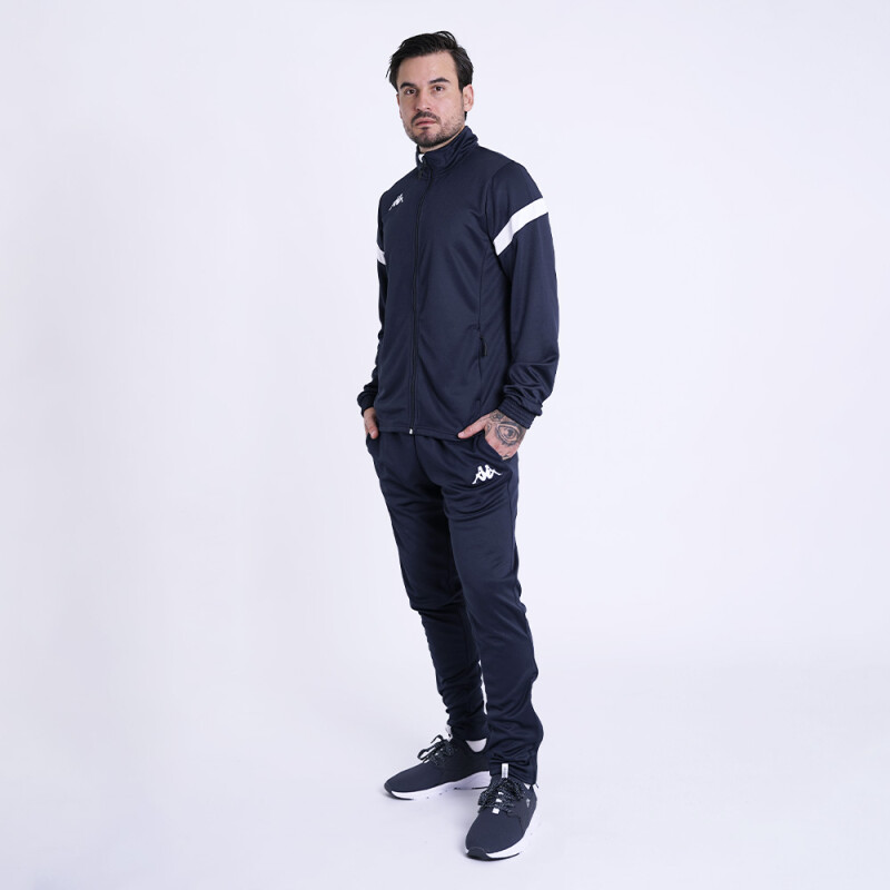 Buzo Futbol Kappa4Soccer Dalcito Hombre Blue Marine/white
