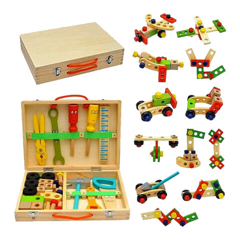 Kit valija de herramientas para construcción en madera Kit Valija De Herramientas Para Construcción En Madera