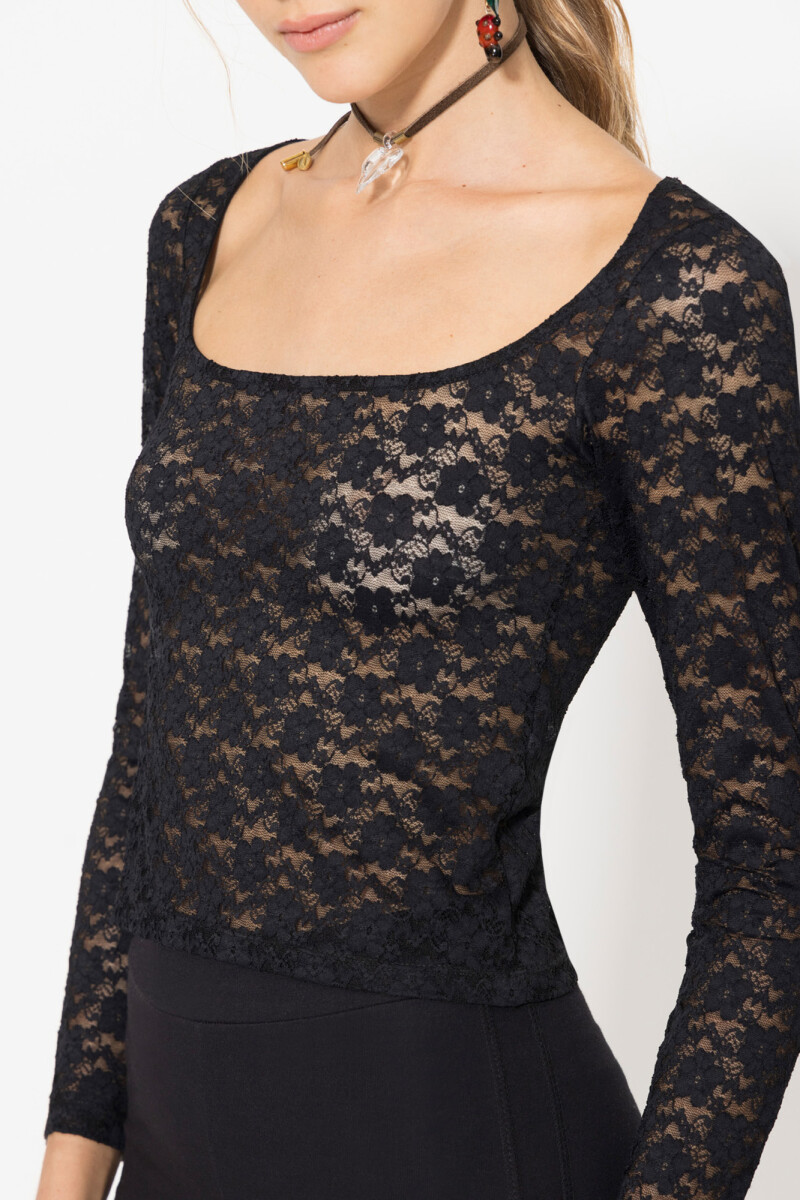 TOP JOSEPHINE Negro