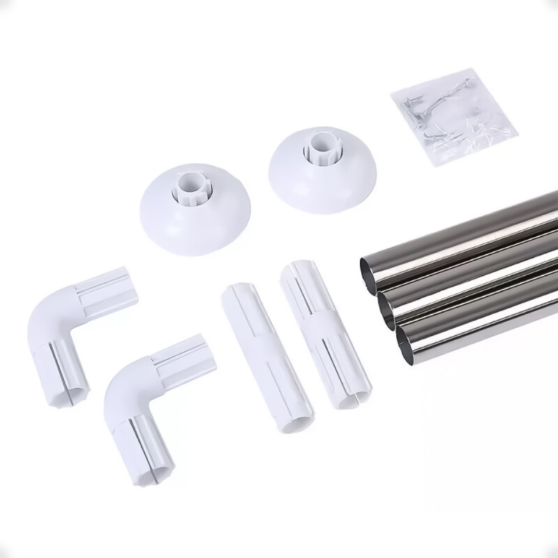Palo para Cortina de BaÃ±o de 3 Tramos de Acero Inoxidable Palo para Cortina de BaÃ±o de 3 Tramos de Acero Inoxidable