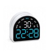 Reloj digital con indicador de temperatura Arco Azul