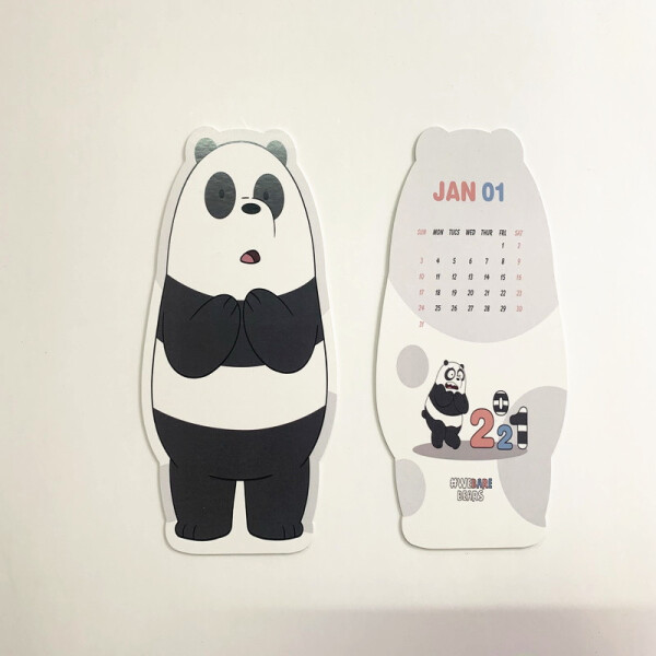 Calendario 3D Escandalosos Panda