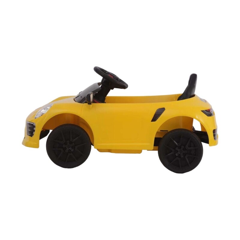 Auto a batería tipo Porsche Bebesit Amarillo Auto a batería tipo Porsche Bebesit Amarillo