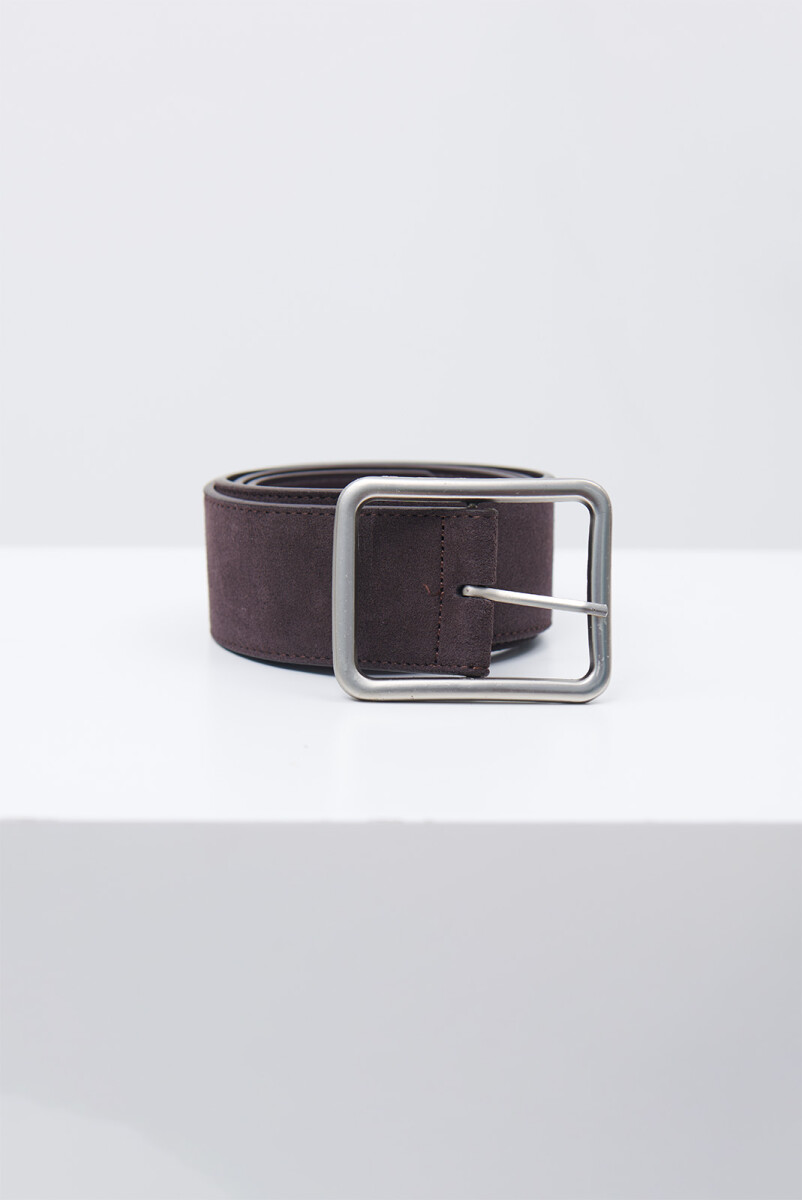 CINTO GAMUZA 50 - MARRON 