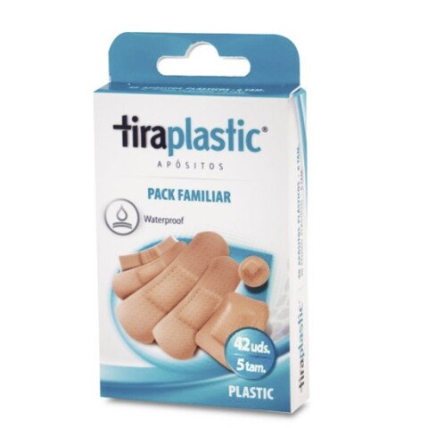 Tiraplastic curitas Pack familiar x42 5 tamaños Tiraplastic curitas Pack familiar x42 5 tamaños