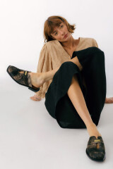 Zueco Giverny Pelo Marron