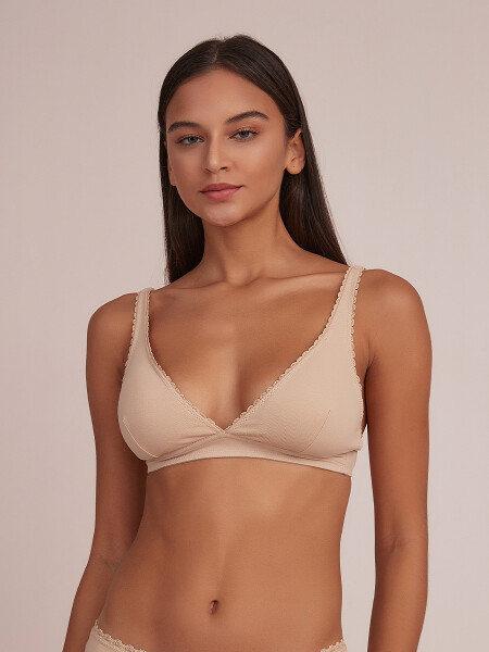 BÁSICO HALTER ALGODÓN NUDE