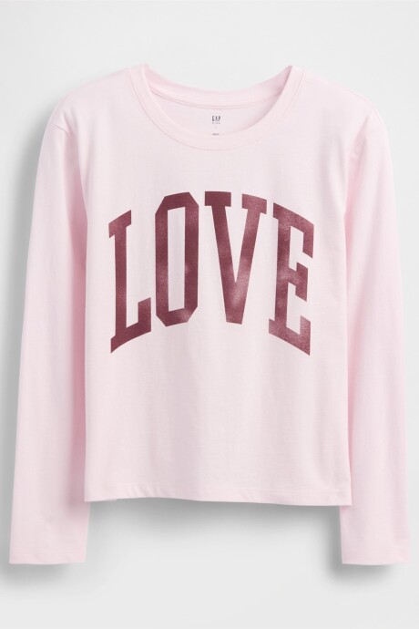 Remera Gràfico Niña Pink Dogwood
